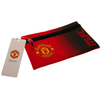 Manchester United penalhus i rødt og sort fade-design med logo og MUFC-tekst yderligere produktvisning