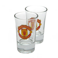 Manchester United shotglas 2-pak vist fra en anden vinkel