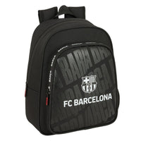 FC Barcelona rygsæk 33 cm i sort design med tone-i-tone Barça-print og klublogo
