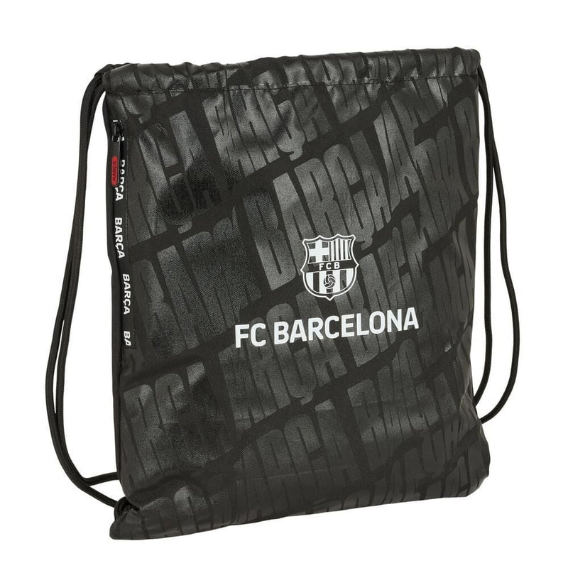 FC Barcelona gymnastiktaske 40 cm i sort design med logo og klubnavn