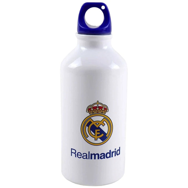 Real Madrid drikkedunk i aluminium 400 ml med hvid finish og klublogo