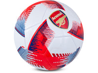 Arsenal FC fodbold str. 5 i Blitz-design med hvid bund og stort logo yderligere produktvisning