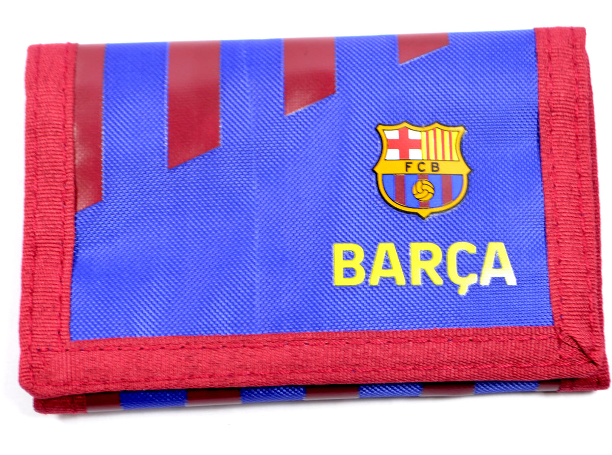 FC Barcelona pung i rød-blåt design med logo og Barça-tekst