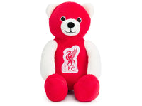 Liverpool FC bamse Beanie Bear i rød og hvid med Liverbird-logo